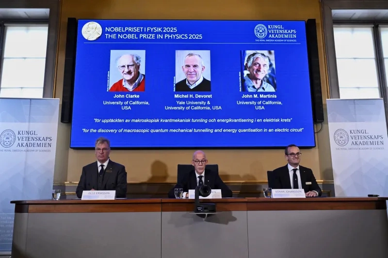 Trei americani au primit Premiul Nobel pentru Fizică 2025