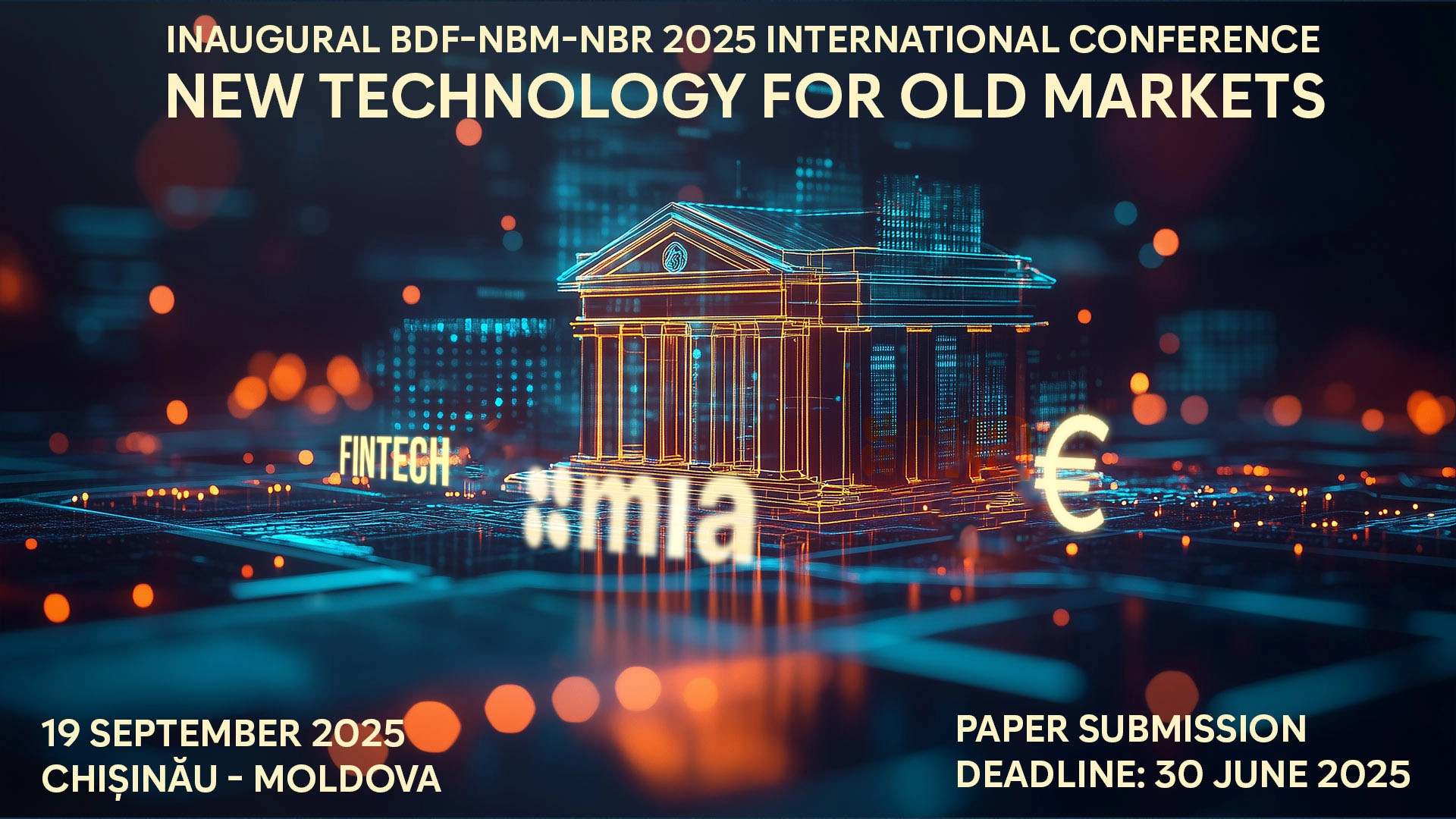 Premieră pentru Republica Moldova: Chișinăul va găzdui o conferință internațională dedicată tehnologiilor financiare