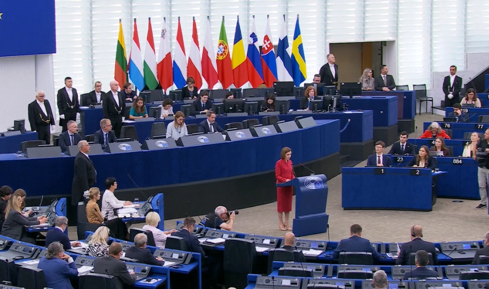Lecțiile Republicii Moldova pentru democrație, împărtășite de președinta Maia Sandu europarlamentarilor