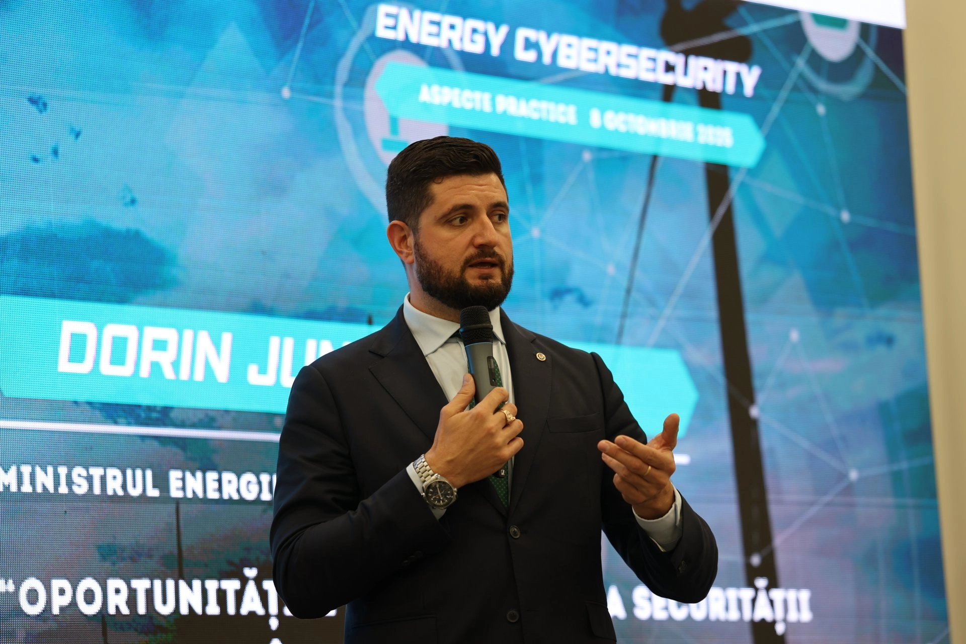 Ministrul Dorin Junghietu, la Energy Cybersecurity: „Tranziția energetică a Republicii Moldova nu mai este o idee, ci o realitate pe care o parcurgem”