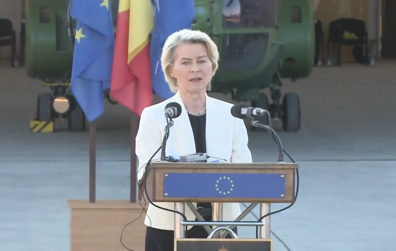Mesajul Ursulei von der Leyen pentru Republica Moldova, transmis de la baza Kogălniceanu: „Îi vom sta mereu alături”