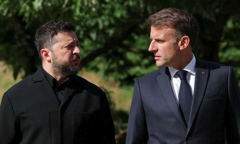 Președintele ucrainean Volodimir Zelenski a sosit la summitul G7 de la Evian