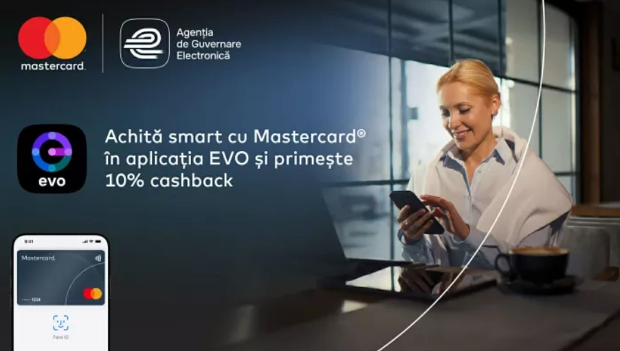 Plățile prin EVO rămân avantajoase: campania de 10% cashback, extinsă până la sfârșitul anului