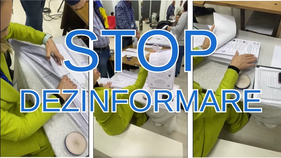 CEC dezminte un video fals despre numărarea voturilor, distribuit de un candidat