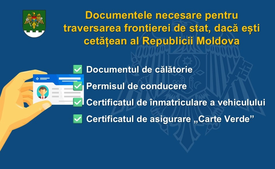 Traversarea hotarului de stat fără impedimente. Recomandările Poliției de Frontieră