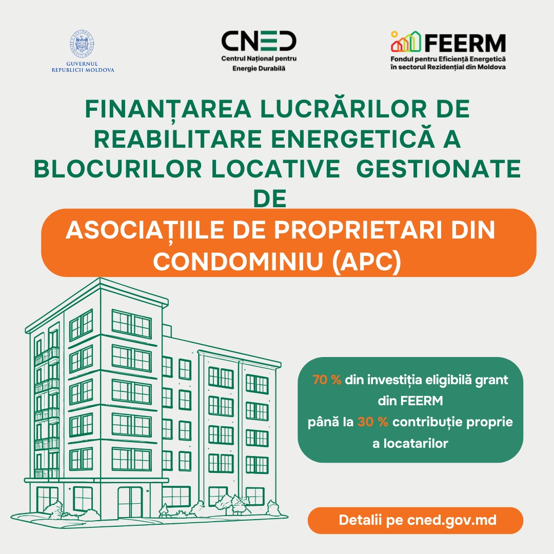 Granturi pentru reabilitarea energetică a blocurilor locative. Dosarele pot fi depuse la CNED