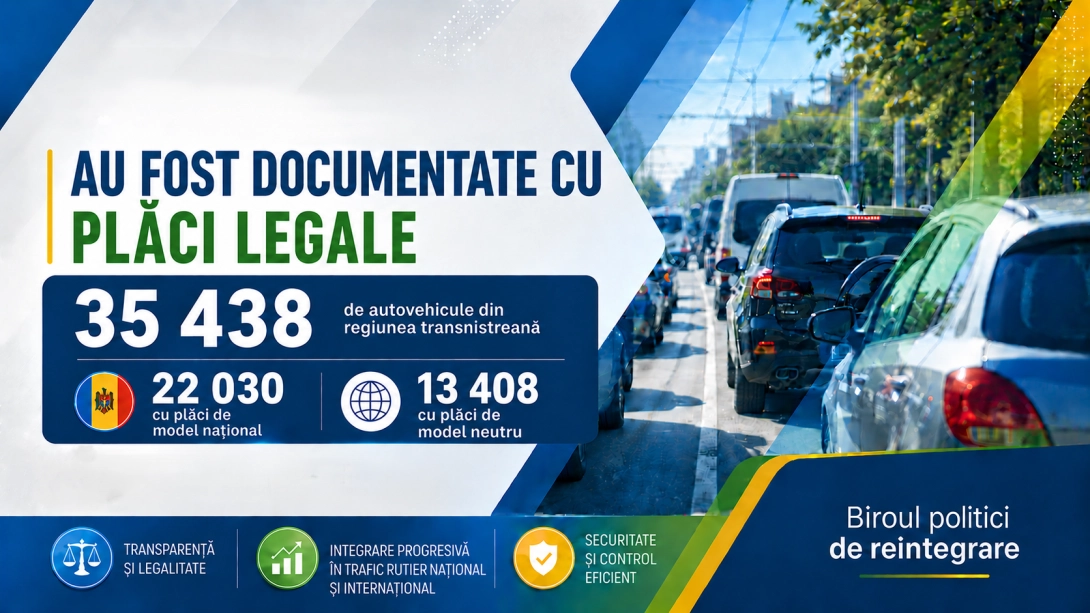 Dinamica înmatriculării cu plăci de model național și neutre a autovehiculelor din regiunea transnistreană