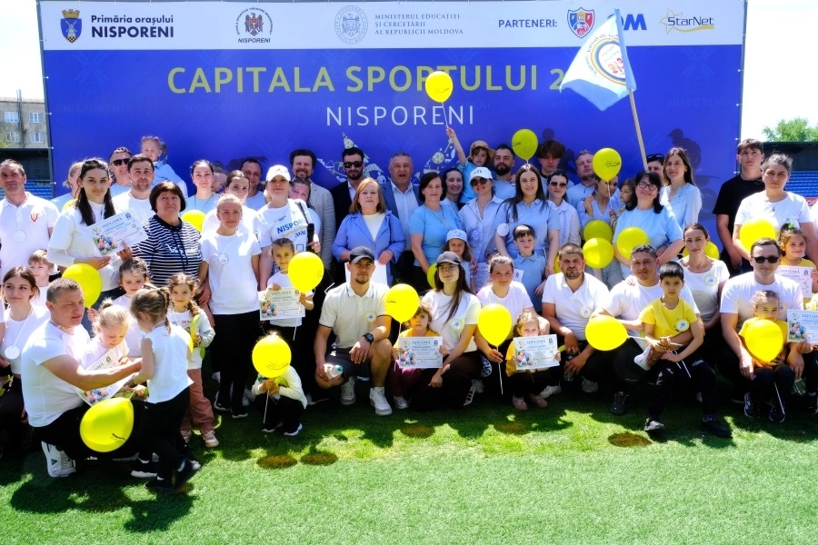 FOTO // Nisporeni – Capitala Sportului 2026: două milioane de lei investite în activități de nivel național pentru promovarea sportului