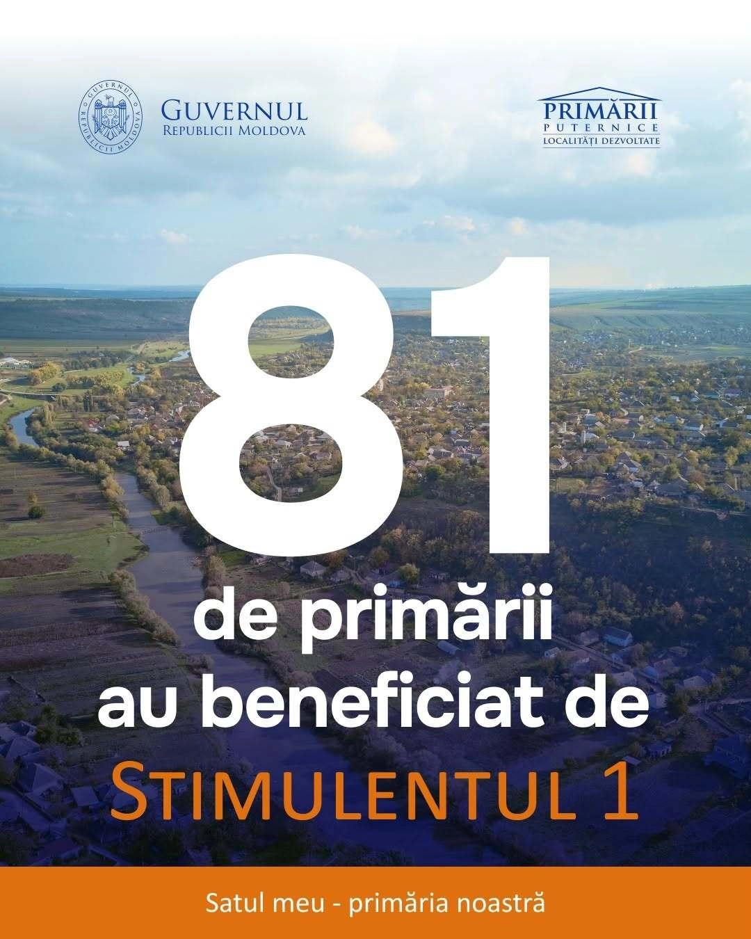 Amalgamarea voluntară, susținută financiar de Guvern: 81 de primării au beneficiat de primul stimulent