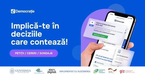 Guvernul a lansat platforma eDemocrație. Cetățenii din țară și diasporă vor putea accesa mai ușor serviciile publice