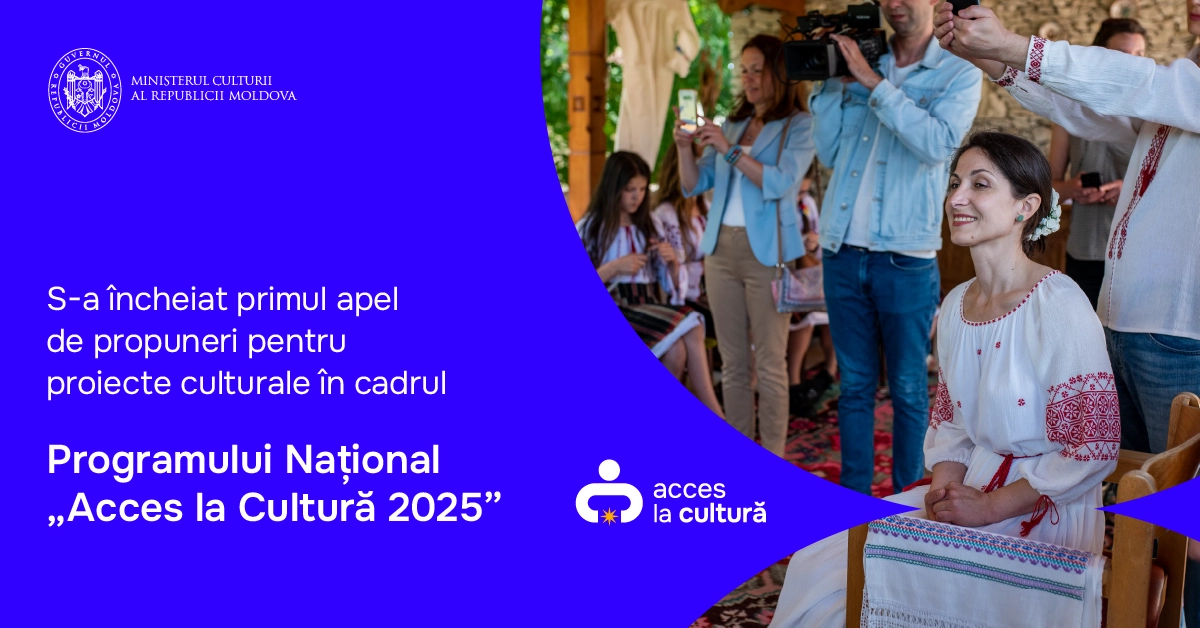 Prima etapă a Programului Național „Acces la Cultură 2025” s-a încheiat. Au fost depuse 355 de dosare