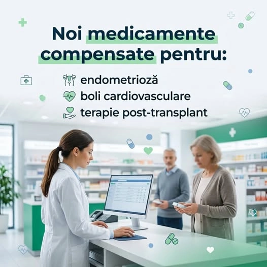 Lista medicamentelor compensate a fost extinsă cu noi tratamente pentru pacienții care au suferit transplanturi de organe