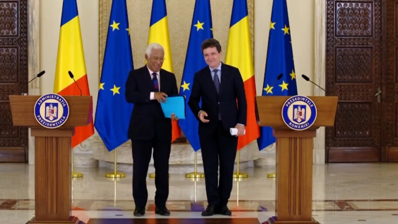 Nicușor Dan a vorbit cu Antonio Costa despre extinderea UE, reafirmând susținerea pentru R. Moldova