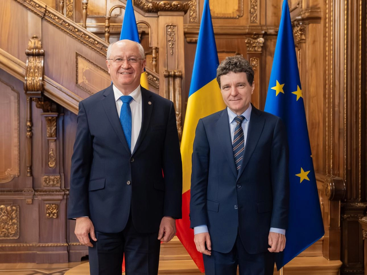 Premierul Alexandru Munteanu, la întrevederea cu președintele României, Nicușor Dan: „Împreună, vom transforma în rezultate concrete așteptările cetățenilor de pe ambele maluri ale Prutului”