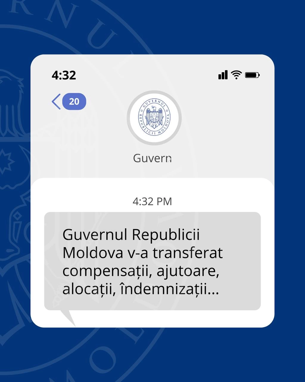 Mai multă transparență la sistemul de notificări a prestațiilor sociale. Beneficiarii vor fi informați despre suma primită și că transferul a fost efectuat de Guvern