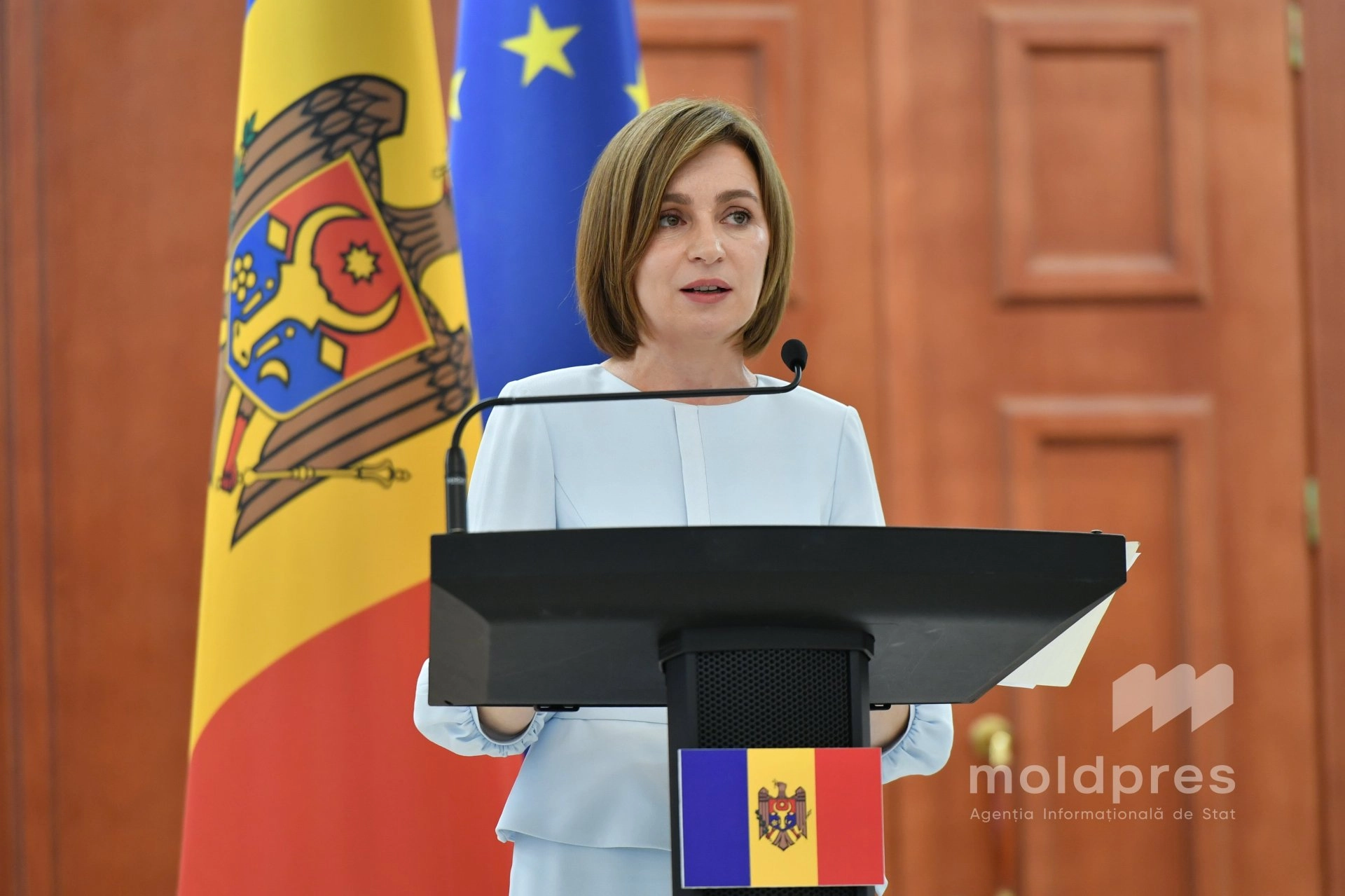 Maia Sandu: „Soarta Moldovei este în joc. Avem datoria să ne protejăm pacea și viitorul”