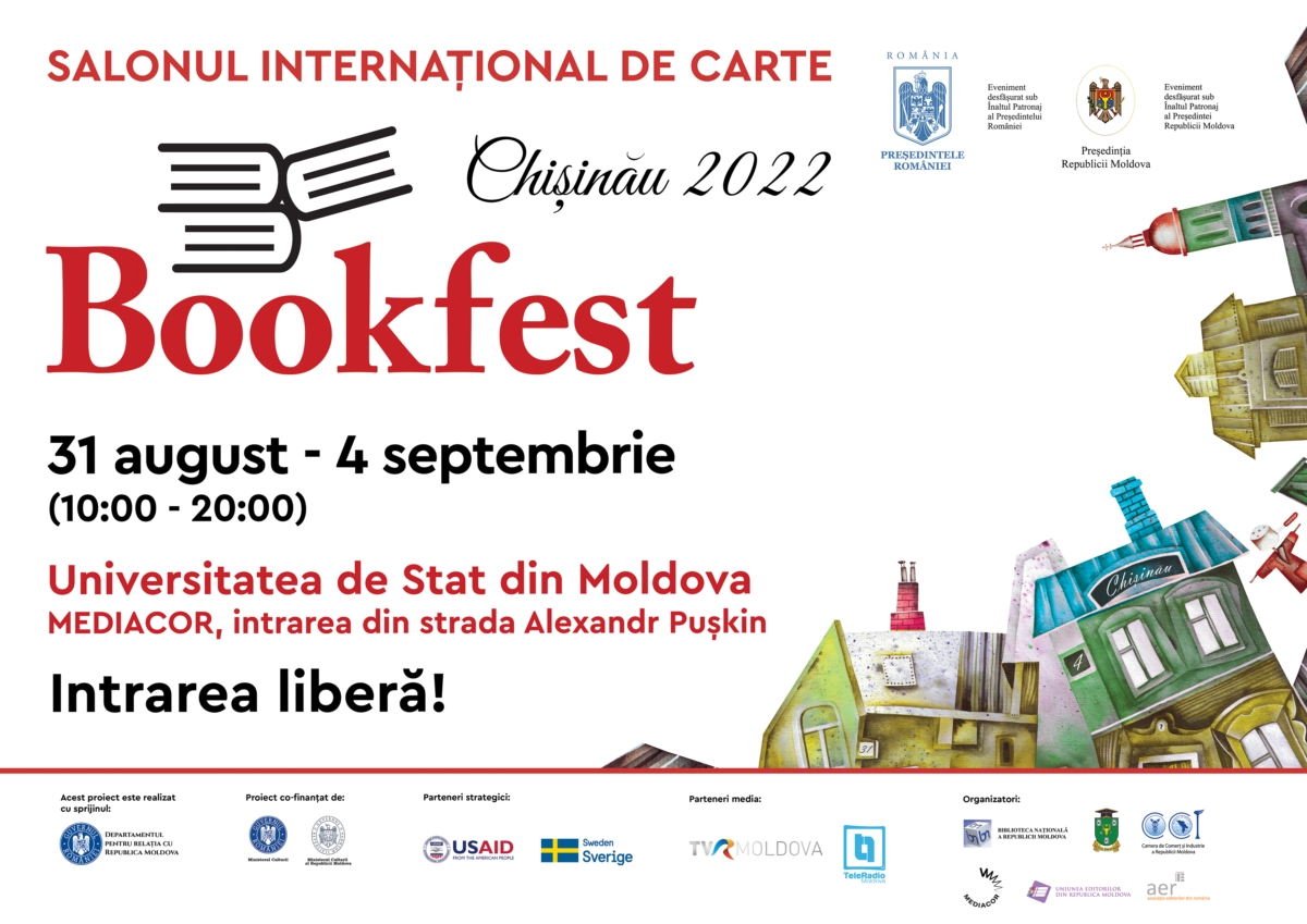 Salonul Internațional de Carte Bookfest revine la Chișinău