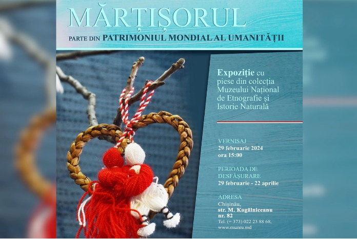 O expoziție de mărțișoare a fost inaugurată la un muzeu din capitală