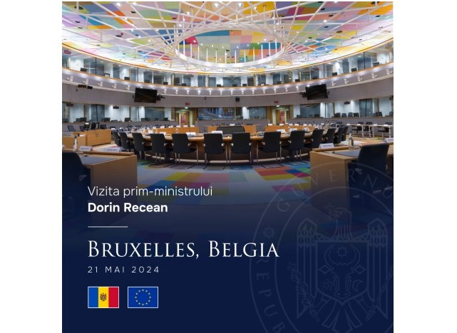 Premierul Dorin Recean conduce delegația națională la cea de-a 8-a reuniune a Consiliului de Asociere Republica Moldova - Uniunea Europeană