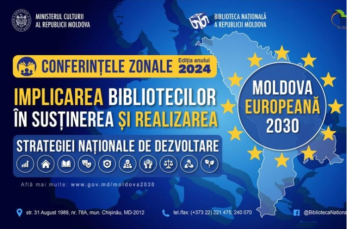 Bibliotecile se implică în realizarea strategiei naționale de dezvoltare „Moldova Europeană 2030”