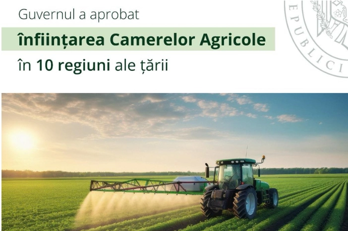 Mai mult sprijin pentru fermieri: Guvernul a aprobat crearea camerelor agricole