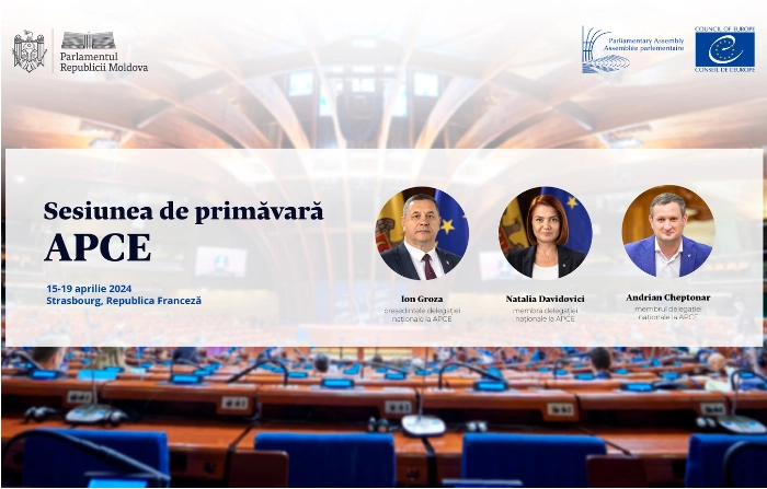 Mai mulți deputați participă la sesiunea de primăvară a APCE