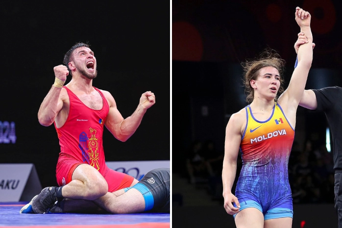 Președinta Maia Sandu i-a felicitat pe sportivii moldoveni care au obținut performanțe la Campionatul European de lupte U-23