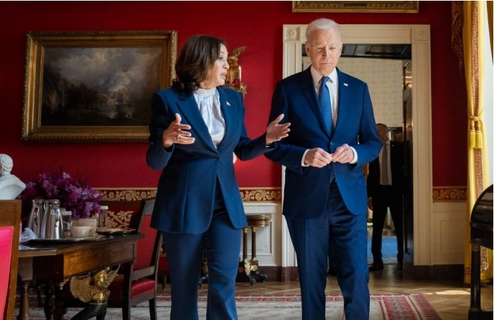 Președintele SUA a anunţat că susţine candidatura vicepreşedintei sale Kamala Harris