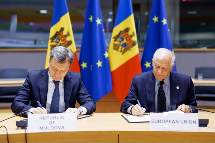 Republica Moldova a semnat un Parteneriat de Securitate și Apărare cu UE