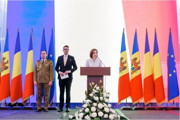 Președinta Maia Sandu, discurs prilejuit de Ziua Națională a României: „Moldova și România, unite sub steagul Uniunii Europene, vor fi mai puternice împreună”