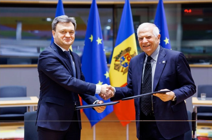 Prim-ministrul Dorin Recean, după semnarea Parteneriatului pentru Securitate și Apărare: „Alături de Uniunea Europeană, Republica Moldova devine mai puternică și mai rezistentă”