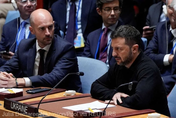 Președintele Volodimir Zelenski îndeamnă Consiliul de Securitate al ONU „să constrângă” Rusia să facă pace cu Ucraina