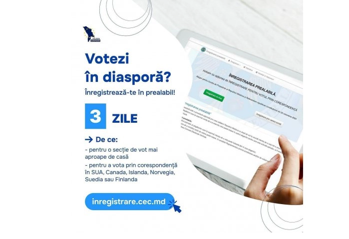 MAE: Au mai rămas trei zile pentru înregistrarea prealabilă pentru participarea la alegerile din această toamnă