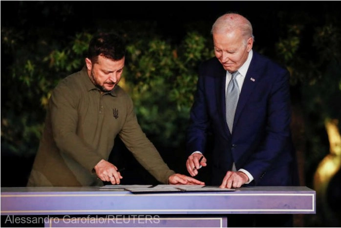 Președintele Ucrainei, Volodimir Zelenski: Acordul semnat cu SUA deschide calea pentru integrarea în NATO