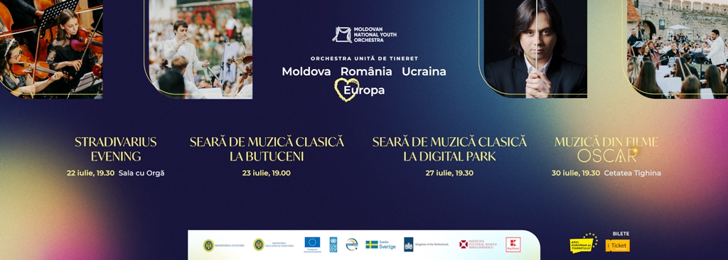 Orchestra Națională de Tineret va prezenta cinci concerte, un manifest muzical împotriva războiului și violenței