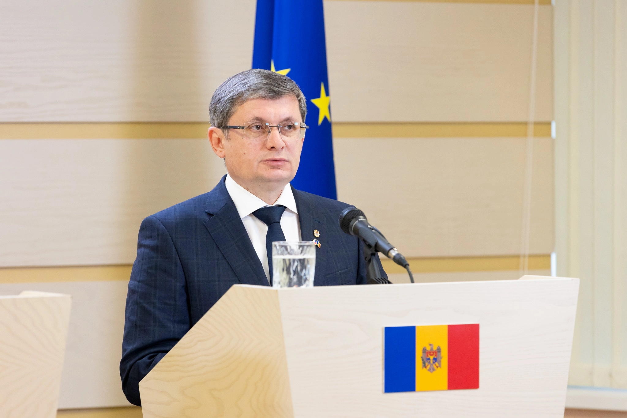 „Suntem hotărâți să mergem până la capăt în parcursul nostru european”, a declarat președintele Parlamentului
