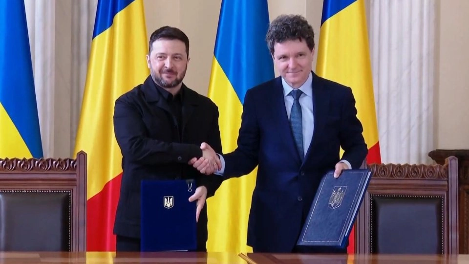 Parteneriat strategic între România și Ucraina. Declarația, semnată la București de Nicușor Dan și Volodimir Zelenski
