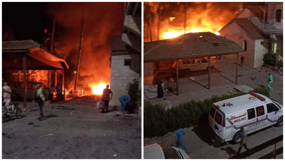 Sute de morți după ce o rachetă a lovit un spital din Gaza