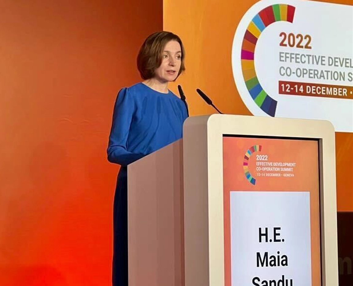 Președintele R. Moldova a îndemnat partenerii de dezvoltare să sprijine în continuare statele care urmează un parcurs democratic