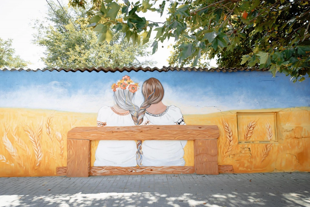 La Cahul a fost inaugurată o pictură murală în sprijinul refugiaţilor din Ucraina