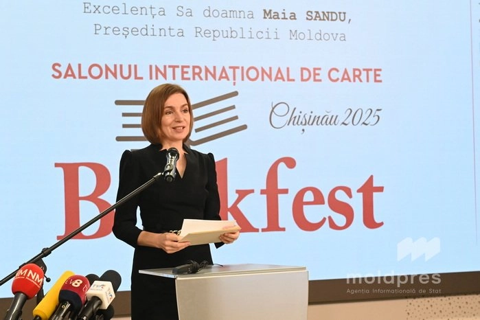 Salonul Internațional de Carte Bookfest, lansat la Chişinău. Maia Sandu: „Cartea este un antidot al minciunii”
