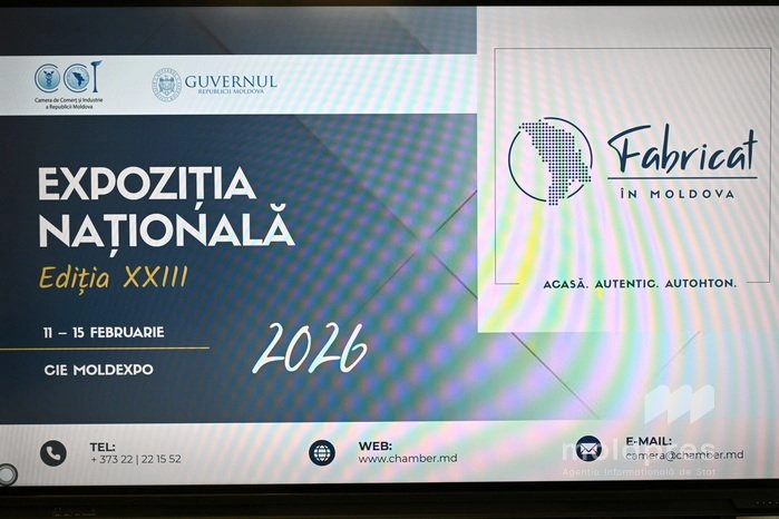 Expoziția „Fabricat în Moldova” va fi organizată în perioada 11-15 februarie 2026. CCI a lansat înregistrările