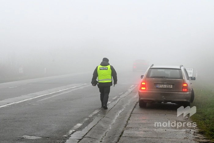 Cod Galben de ceață în Republica Moldova: Vizibilitate redusă, recomandări pentru șoferi și pietoni