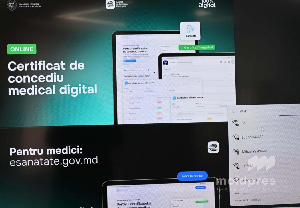 Certificatul de concediu medical devine exclusiv digital în Republica Moldova, începând cu data de 1 martie
