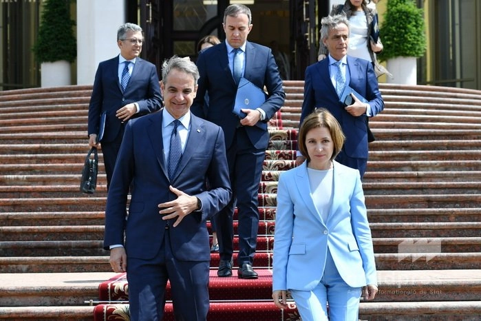 Premierul Kyriakos Mitsotakis, la Chișinău: „Grecia va continua să fie un avocat ferm al viitorului european al Republicii Moldova”