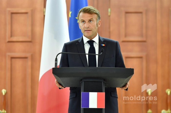 Președintele Franței, Emmanuel Macron, la Chișinău: „Moldova contează pentru noi. Viitorul țării este în Europa, deja faceți parte din această mare familie”