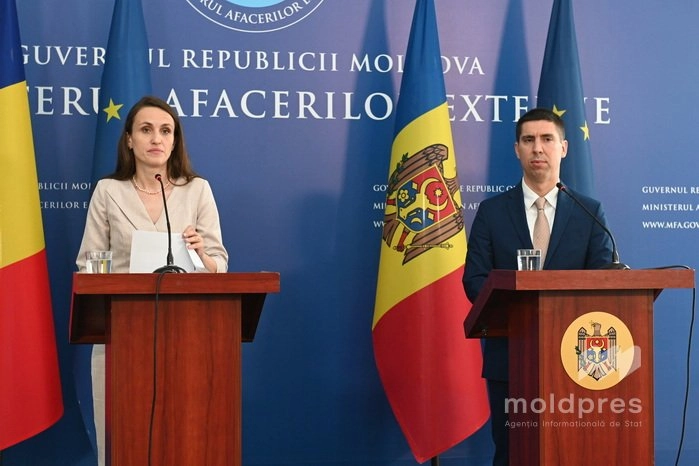 Ministra de externe a României, Oana-Silvia Țoiu, la Chișinău: „Suntem uniți de un viitor comun în Uniunea Europeană”